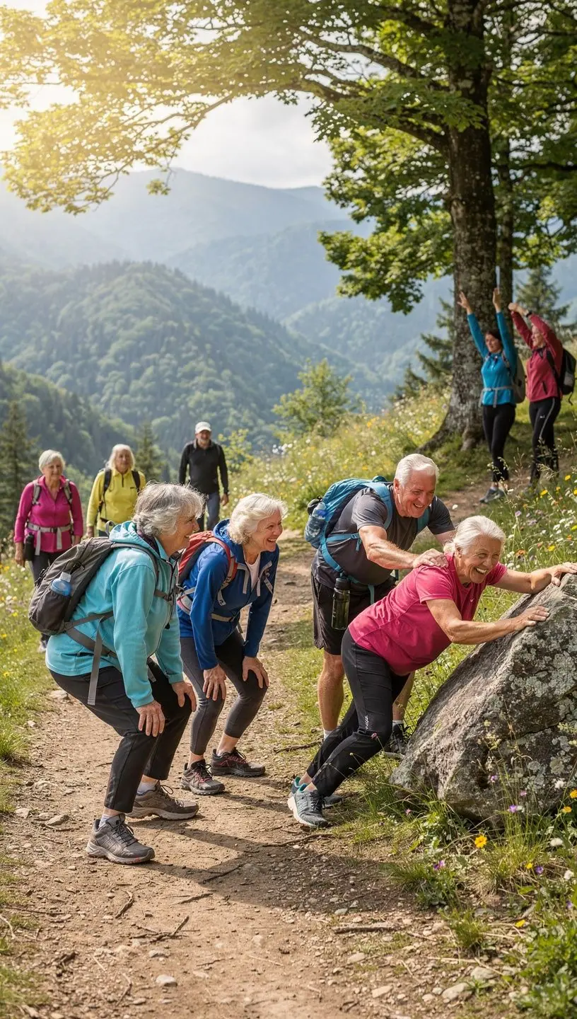 Жена, която прави йога в парка, наслаждавайки се на природата и спокойствието.